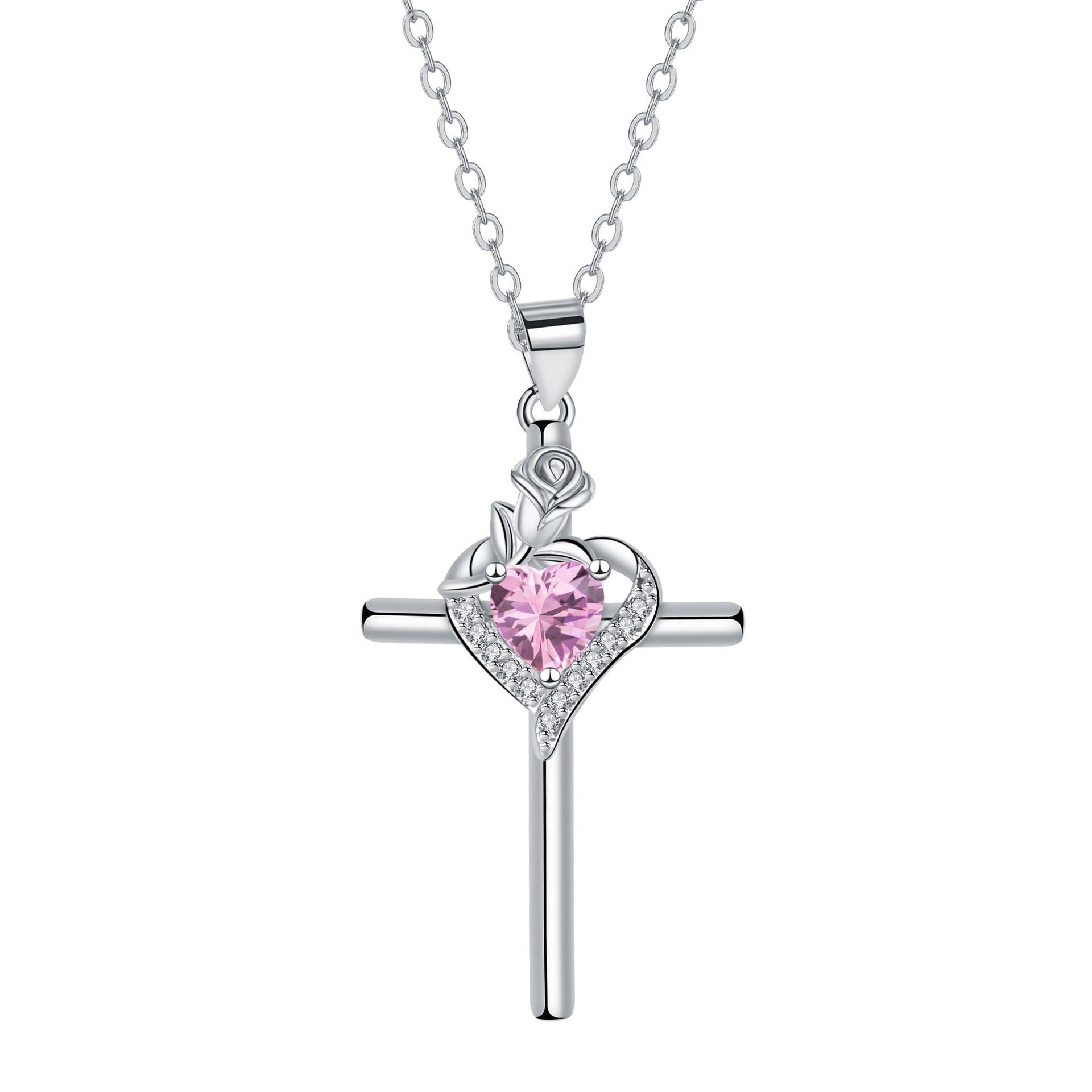 Ellis Store Love Heart Cross Necklace – Ellis store