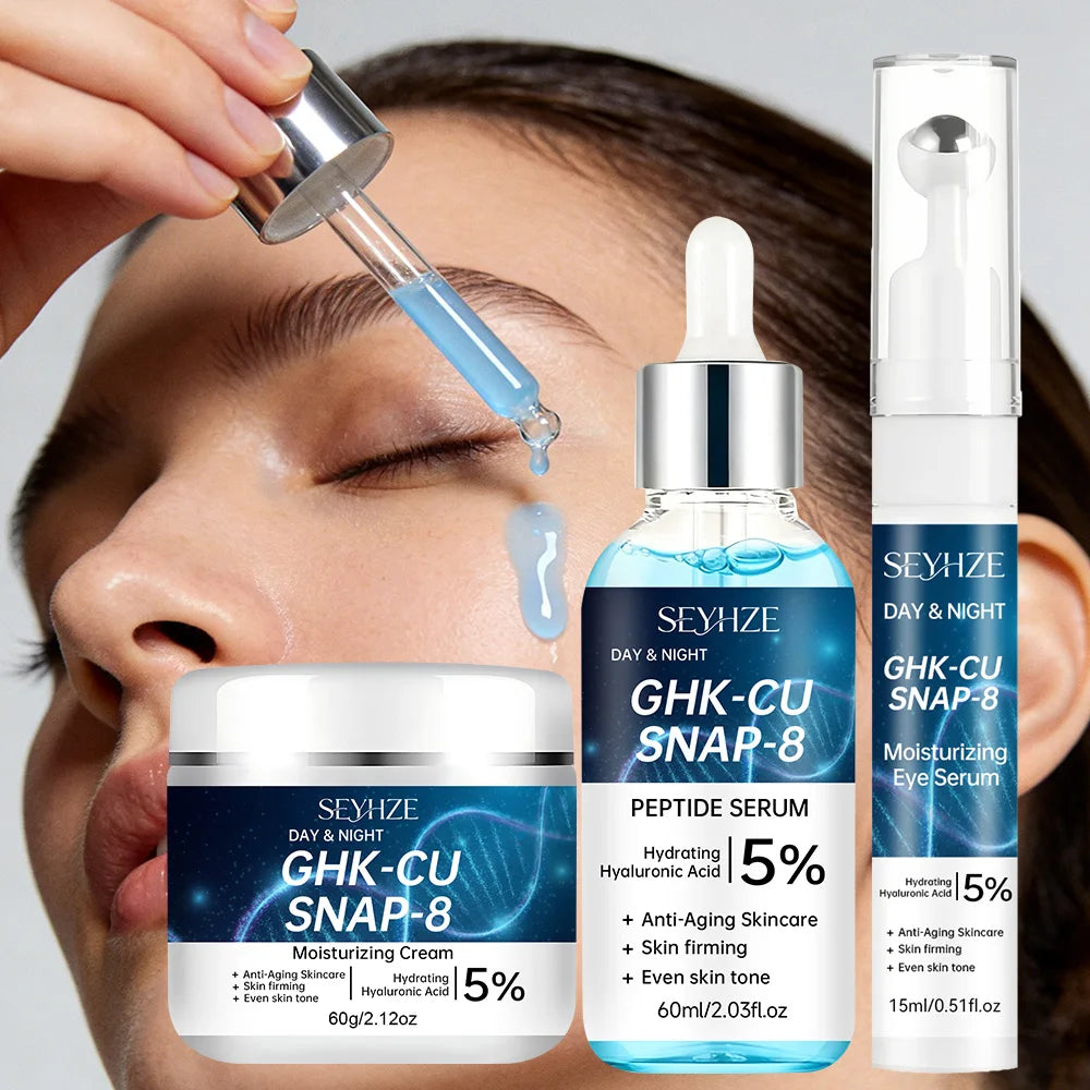 3-Piece Facial Skincare Kit – Eye Essence, Cream & Serum