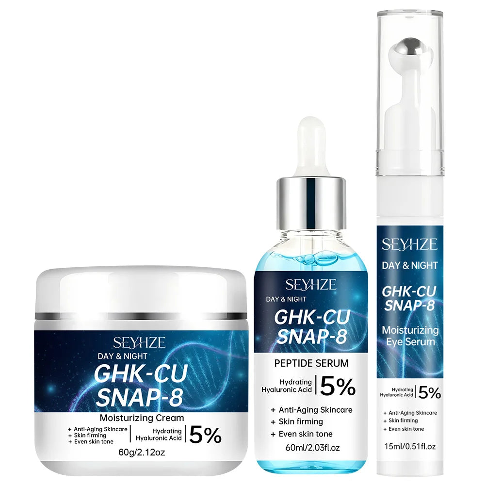 3-Piece Facial Skincare Kit – Eye Essence, Cream & Serum